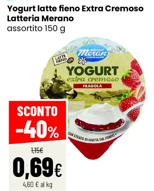 Yogurt latte fieno Extra Cremoso