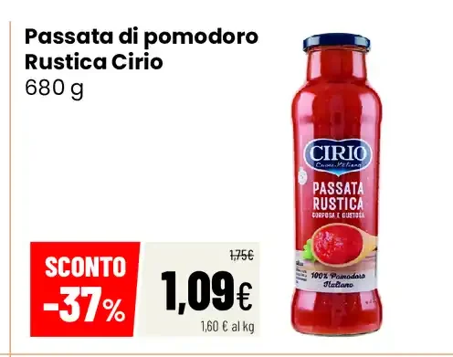 Passata di pomodoro Rustica Cirio