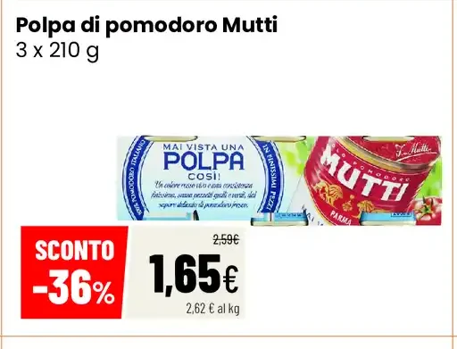 Polpa di pomodoro Mutti