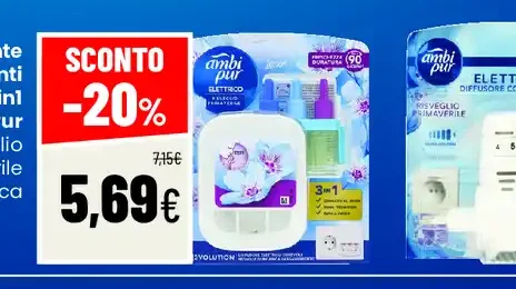 Deodorante per ambienti elettrico 3in1 AmbiPur