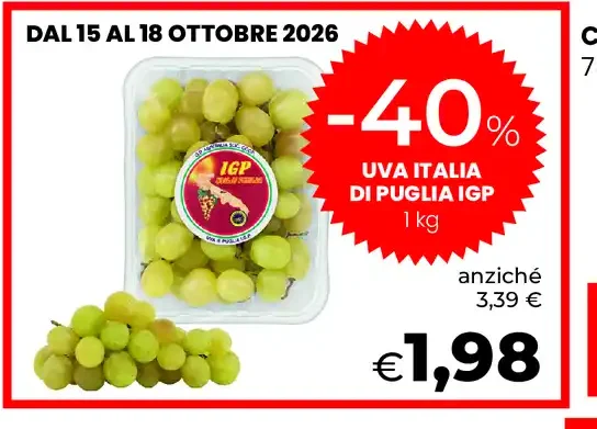 Uva Italia di Puglia IGP