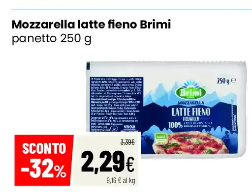 Mozzarella latte fieno