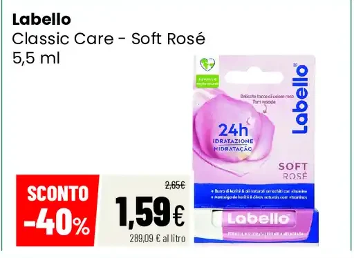 Labello Classic Care Soft Rosé