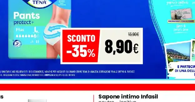 Mutande assorbenti Pants Plus Tena