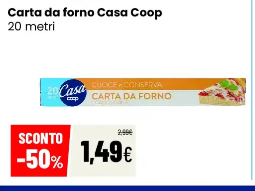 Carta da forno Casa Coop