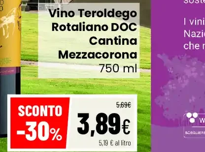 Vino Teroldego Rotaliano DOC Cantina Mezzacorona