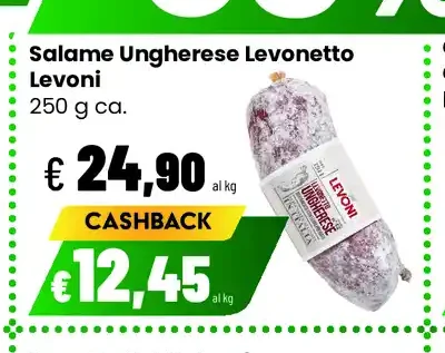 Salame Ungherese Levonetto Levoni