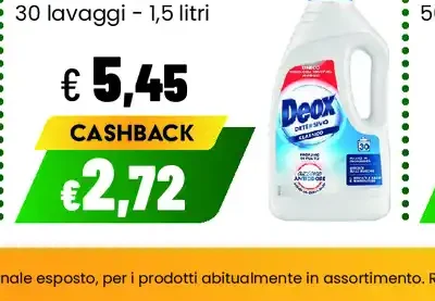 Detersivo liquido lavatrice Classico Deox