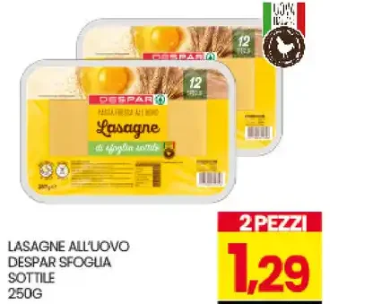 Lasagne all'uovo Despar