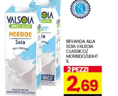 Bevanda alla soia Valsoia