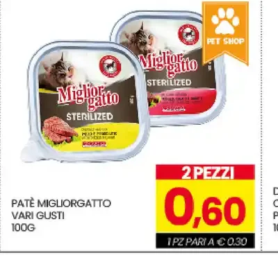 Paté Migliorgatto vari gusti 100g
