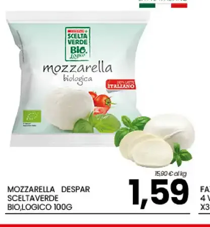 Mozzarella biologica