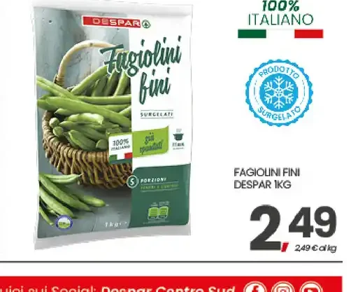 Fagiolini fini Despar