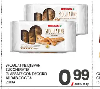 Sfogliatine Despar zuccherate glassate