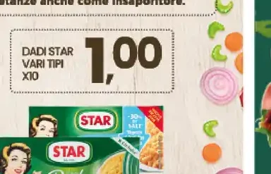 Dadi Star vari tipi