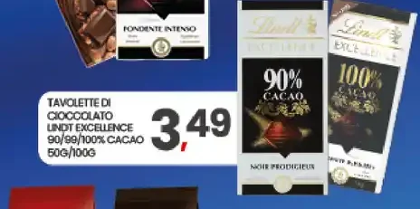 Tavoletta di cioccolato fondente Excellence