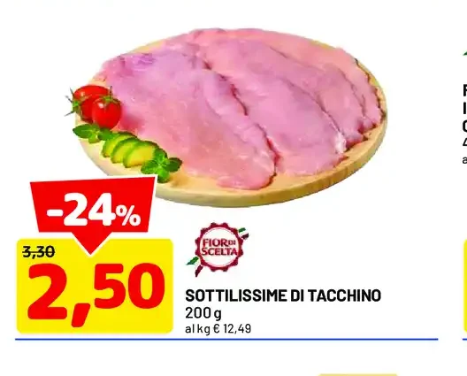 Sottilissime di tacchino