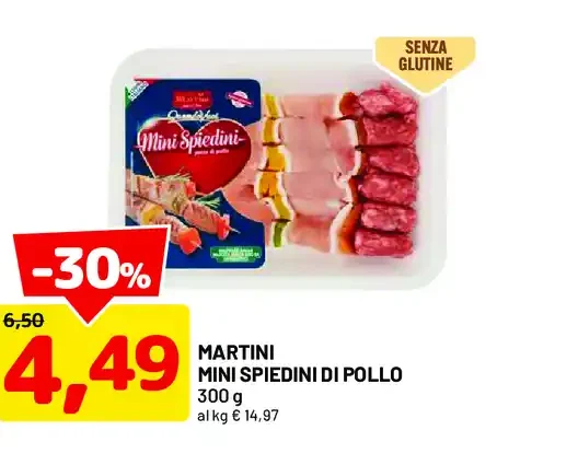 Mini spiedini di pollo