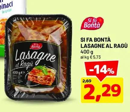 Lasagne al ragù
