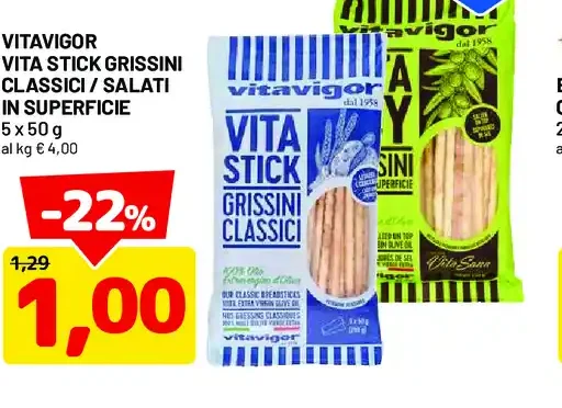 Grissini classici e salati in superficie