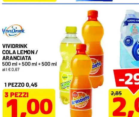 Cola limone / aranciata