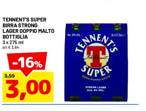 Birra strong lager doppio malto
