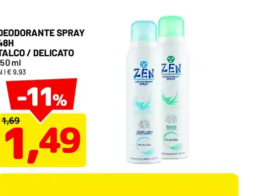 Deodorante spray