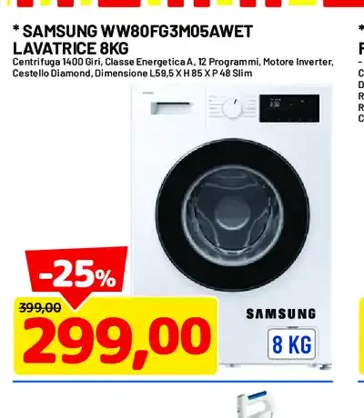 Samsung lavatrice 8 kg