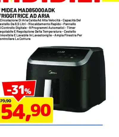 Midea friggitrice ad aria