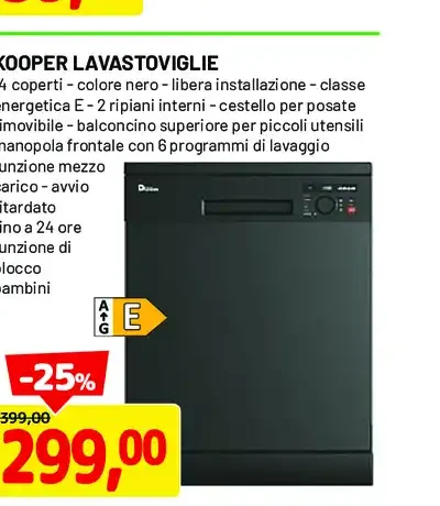 Kooper lavastoviglie