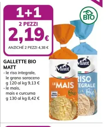 Gallette bio Matt