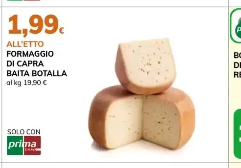 Formaggio di capra Baita Botalla