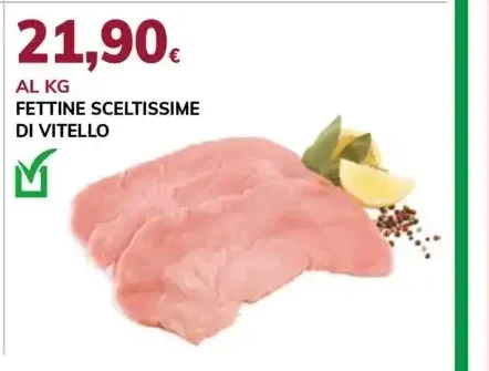 Fettine sceltissime di vitello