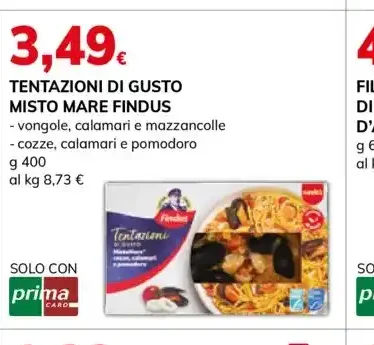 Tentazioni di gusto misto mare Findus