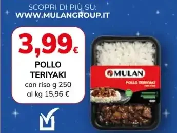 Pollo teriyaki