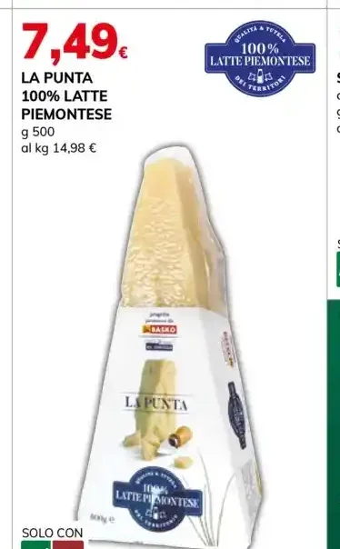 La Punta 100% latte piemontese