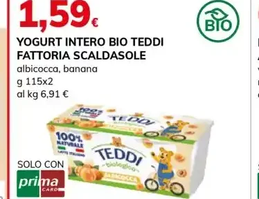 Yogurt intero bio Teddi