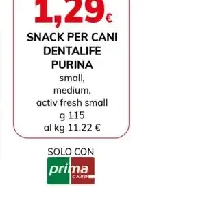 Snack per cani Dentalife