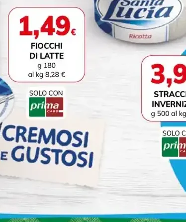 Fiocchi di latte Santa Lucia