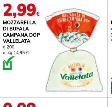 Mozzarella di Bufala Campana DOP Vallelata
