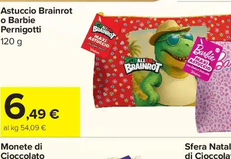 Astuccio Brainrot o Barbie Pernigotti
