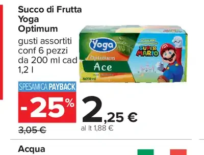 Succo di frutta Yoga Optimum