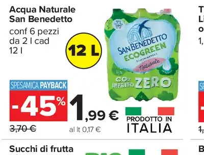 Acqua Naturale San Benedetto