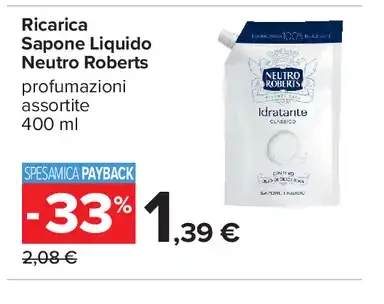 Ricarica Sapone Liquido Neutro Roberts
