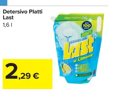 Detersivo piatti Last