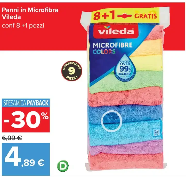 Panni in microfibra Vileda