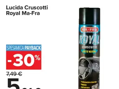 Lucida cruscotti Royal Ma-Fra