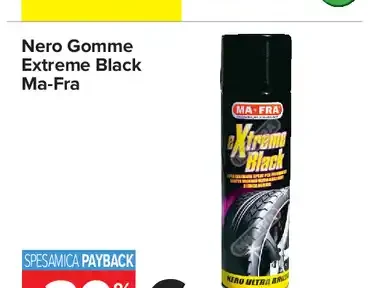 Nero gomme Extreme Black Ma-Fra