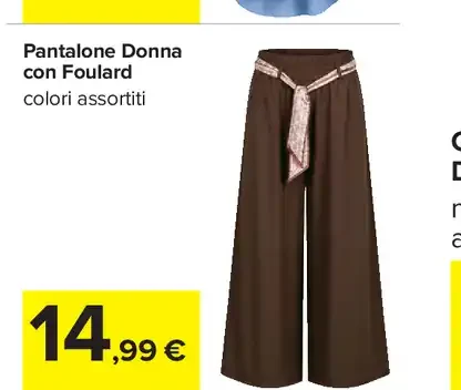 Pantalone Donna con Foulard