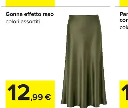 Gonna effetto raso